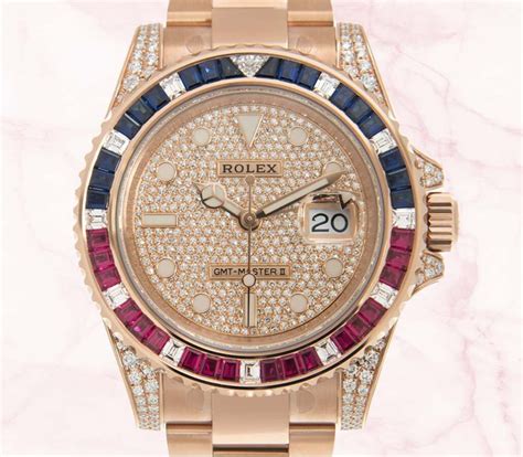 rose gold pepsi rolex